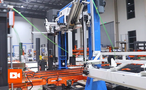 MK300 Pro全自動穿劍式打包機+紙護角一體機