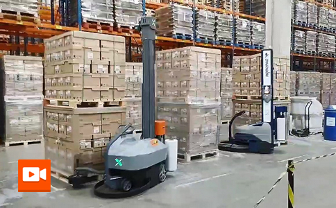 小黃蜂 | R600自走式纏繞機器人 VS Robopac同臺競技！